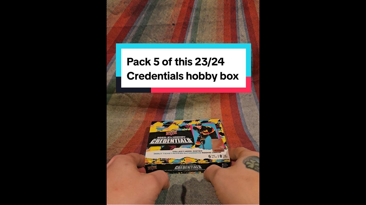 Pack 5 of this 23/24 Credentials hobby box
