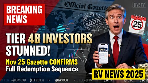 BREAKING Tier 4B Investors STUNNED – November 25 Gazette CONFIRMS Full Redemption Sequence! IQD News