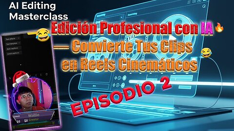Episodio 2: Edición Profesional con IA — Convierte Tus Clips en Reels Cinemáticos