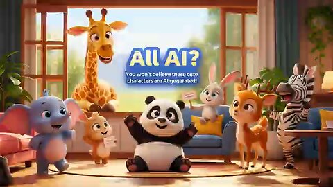 The Cutest AI Animals That Will Melt Your Heart Pixar Style AI Compilation.