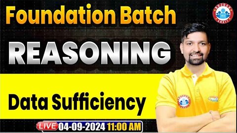 REASONING CLASS, DATA SUFFICIENCY #1