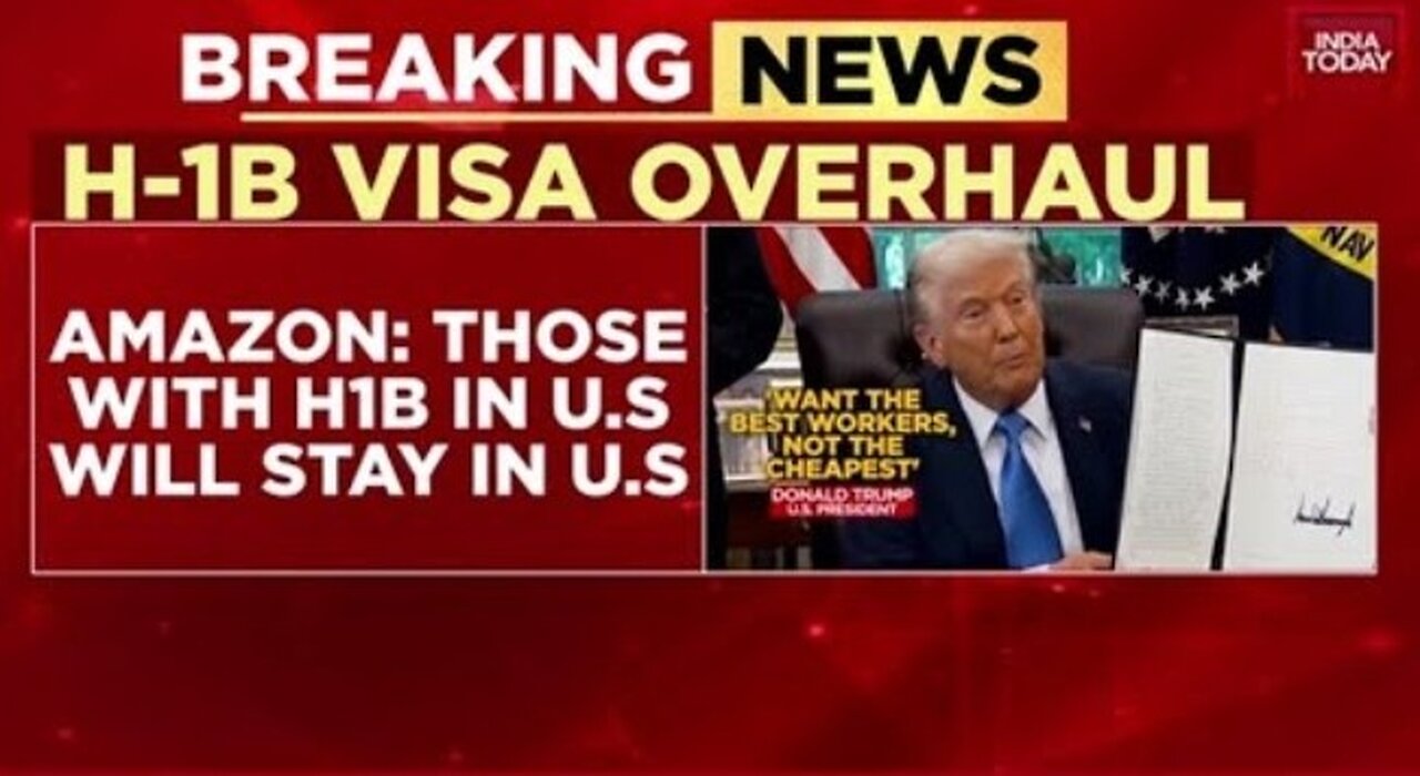 Amazon Issues Alert: H-1B & H-4 Visa Holders Must Return to America Before Sept 21