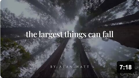 The Largest Things can Fall