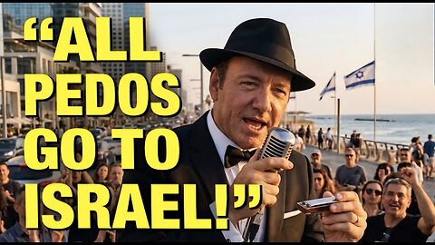 HOMELESS Kevin Spacey Boasts Of His Warm Welcome In Israel!