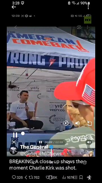 Charlie Kirk shot graphic!!!