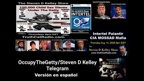 ## Intertel Palantir CIA Mossad Mafia Steven D Kelley Show TCR Agosto 14, 2025