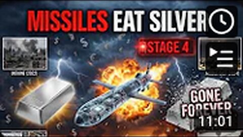 The Missile Squeeze — Proof the War Is Draining the World’s Silver