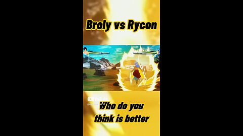 Broly vs Rycon click link below in description for full battle