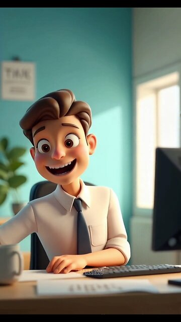 Start work with a cup of coffee