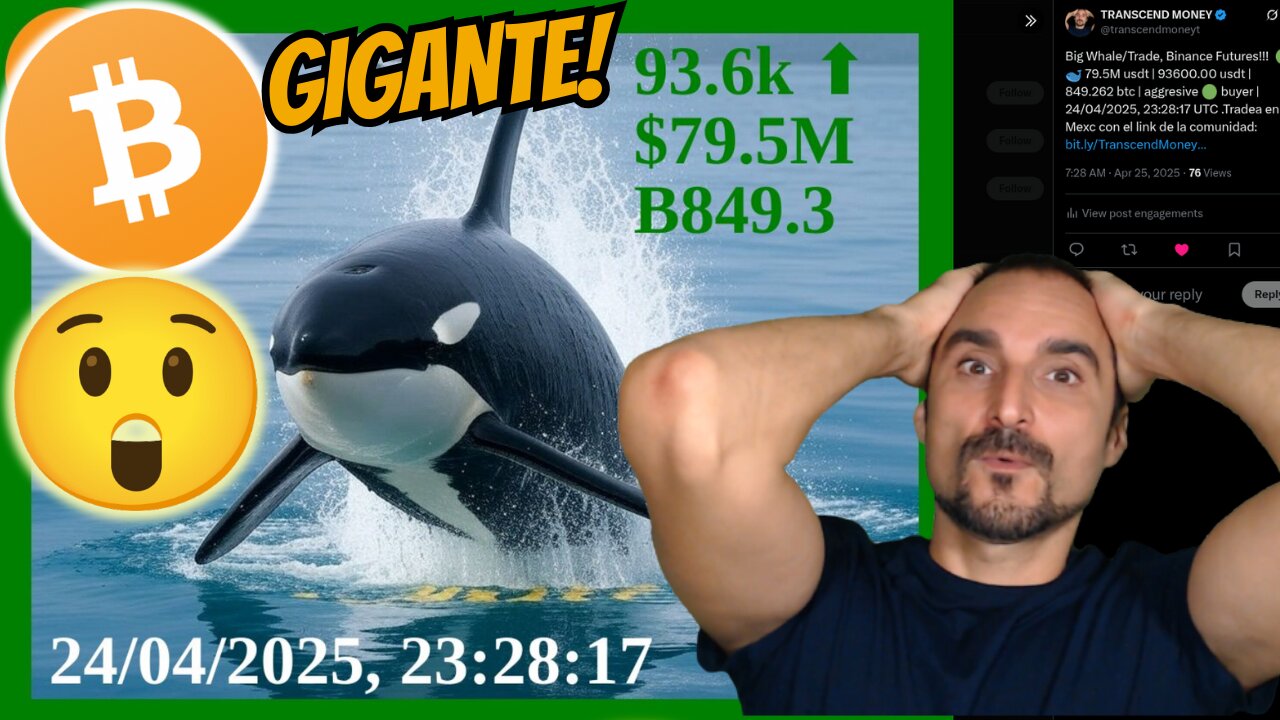 RECORD COMPRA BALLENA GIGANTE!!! Análisis URGENTE de Bitcoin y Solana