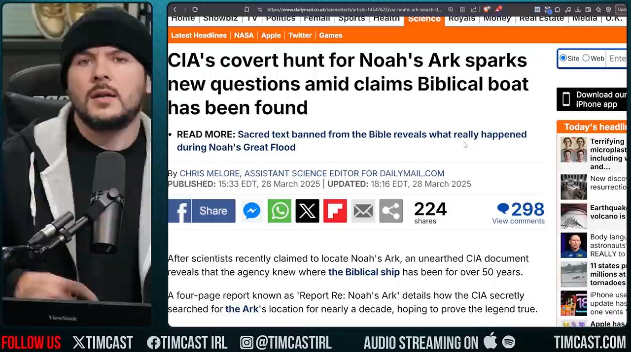 Noah's Ark FOUND?? CIA Secretly Searching For The Ark, New Claims Say ITS TRUE And They've PROVEN It