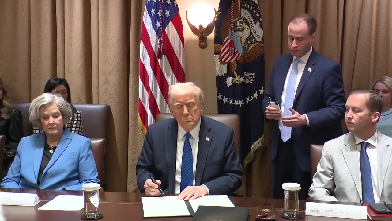 President Donald J. Trump signs Executive Order to secure our elections