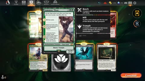 Magic The Gathering Arena 10 pack pack opening.