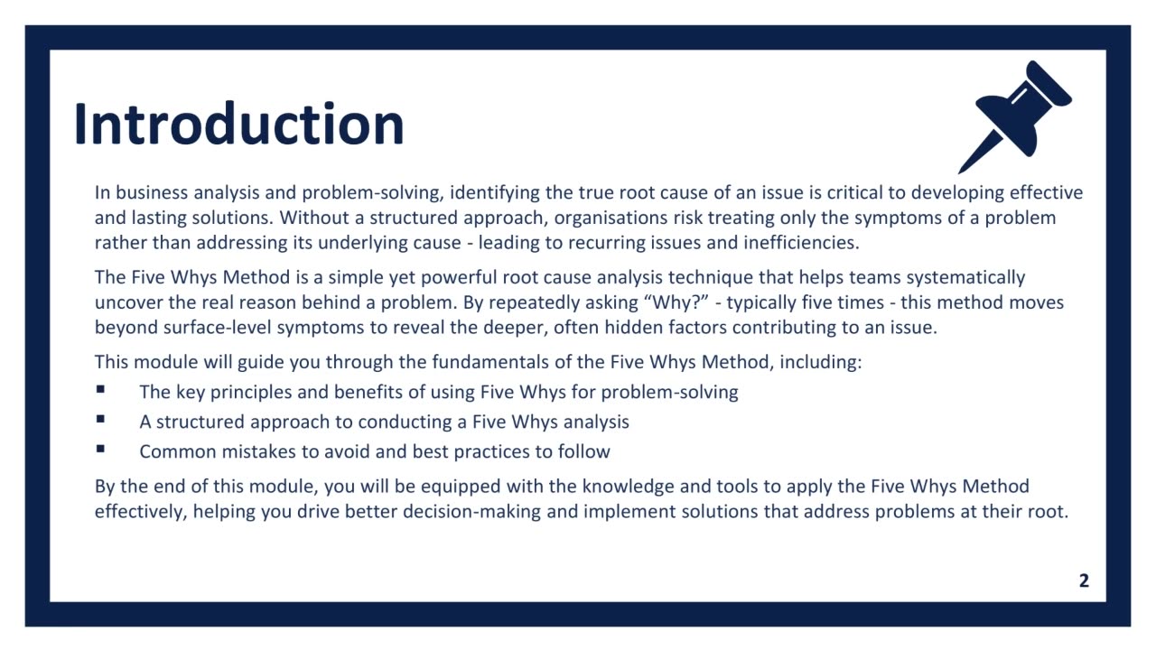 The 5 Whys (Part 1): The Simplest Way to Solve the Real Problem | High Impact Academy