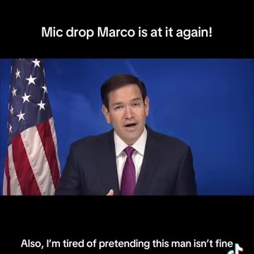 Amazing speech by Marco Rubio. He has been the best surprise of this administration.