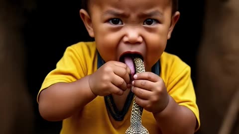 1-Year-Old Bites Cobra — Snake Dies, Baby Survives!