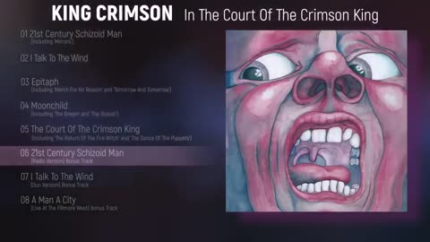 King Crimson - In The Court Of The Crimson King (Album Visualiser) HD