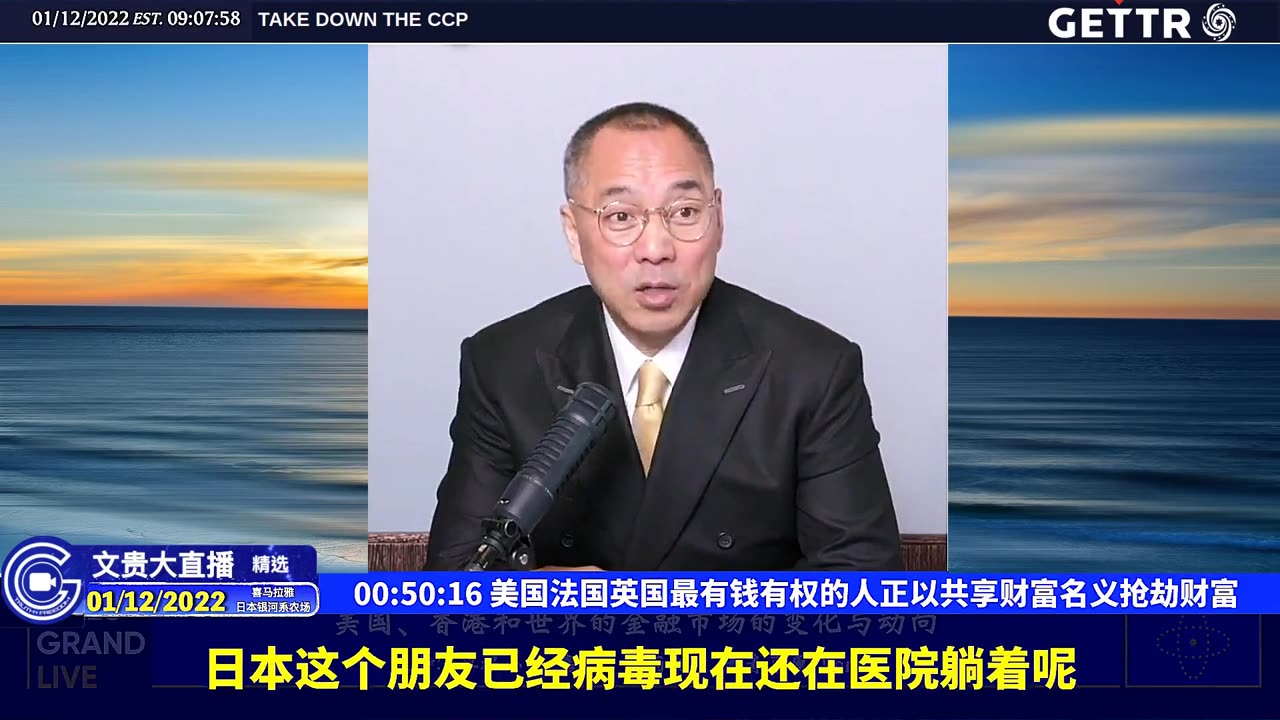 （十二）美国法国英国最有钱有权的人正以共享财富名义抢劫财富【2022年01月12日文贵大直播精选】