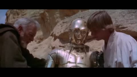 🔥 The Jedi Revealed: Luke Skywalker Meets Obi Wan Kenobi | Star Wars Iconic Scene ⭐