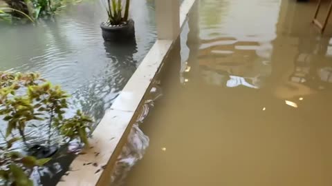 Villa Flooded in Bali