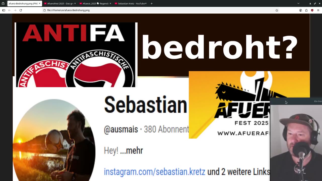 Antifa bedroht Sebastian