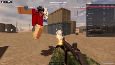 Playing Ground War in Roblox - (No Commentary).