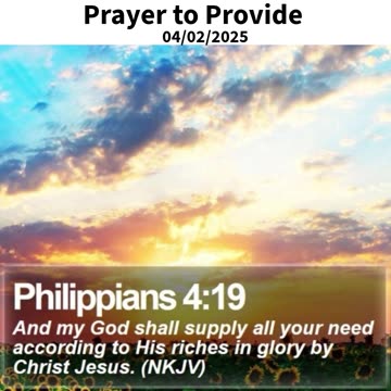 Prayer to Provide #youtubeshorts #grace #jesus #mercy #faith #fyp #trust #joy #blessed #God #love