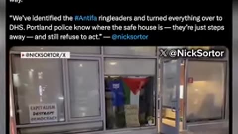 This 100lb Soyboy Scum Runs the Antifa Safe House in Portland