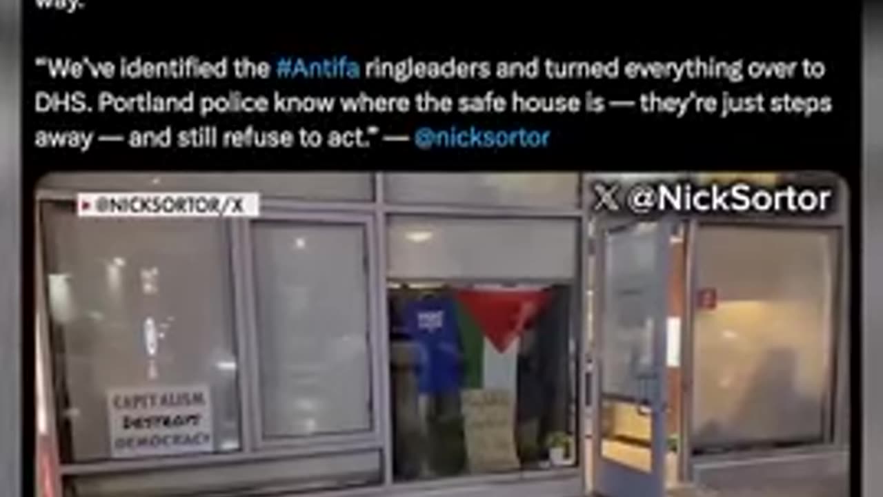 This 100lb Soyboy Scum Runs the Antifa Safe House in Portland