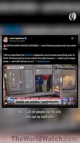 This 100lb Soyboy Scum Runs the Antifa Safe House in Portland