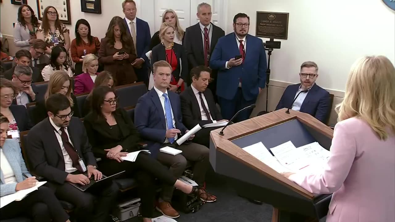 Press Secretary Karoline Leavitt and Tom Homan Brief Members of the Media, Apr. 28, 2025