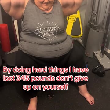 How did she lose 335 pounds?