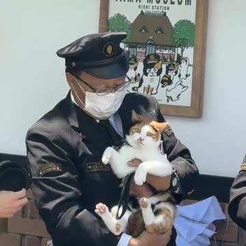 Train conductors in Japan