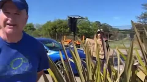 Famous Talk Show Host Confronts Tesla Protesters