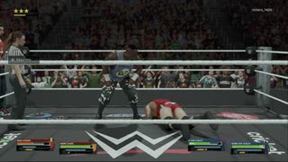 wwe 2k25 150 universe Andre Chase and Duke Hudson VS Bubba Ray Dudley and D Von Dudley