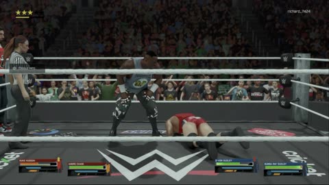 wwe 2k25 150 universe Andre Chase and Duke Hudson VS Bubba Ray Dudley and D Von Dudley