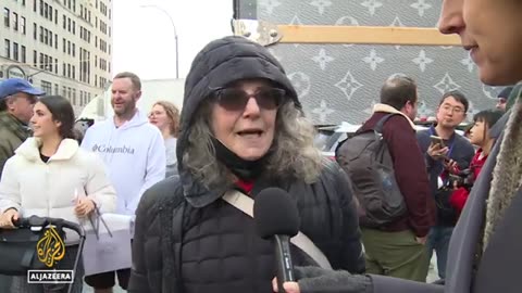 Trump tower protests; Jewish demonstrators rally for Palestinian activist.