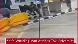 Knife-Wielding Man Attacks Taxi Drivers at Bengaluru Airport; CISF Foils Major Incident