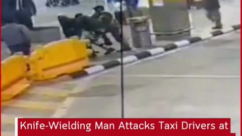 Knife-Wielding Man Attacks Taxi Drivers at Bengaluru Airport; CISF Foils Major Incident