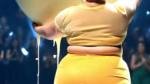 Girl Transforms Inside Chocolate Ball