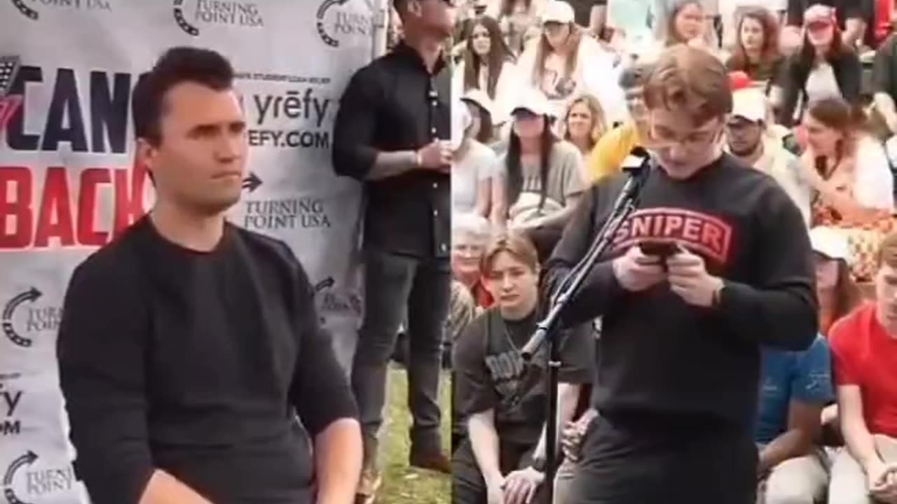 USS Liberty denier Charlie Kirk is read verses from the Talmud.. says its all legitimate verses.