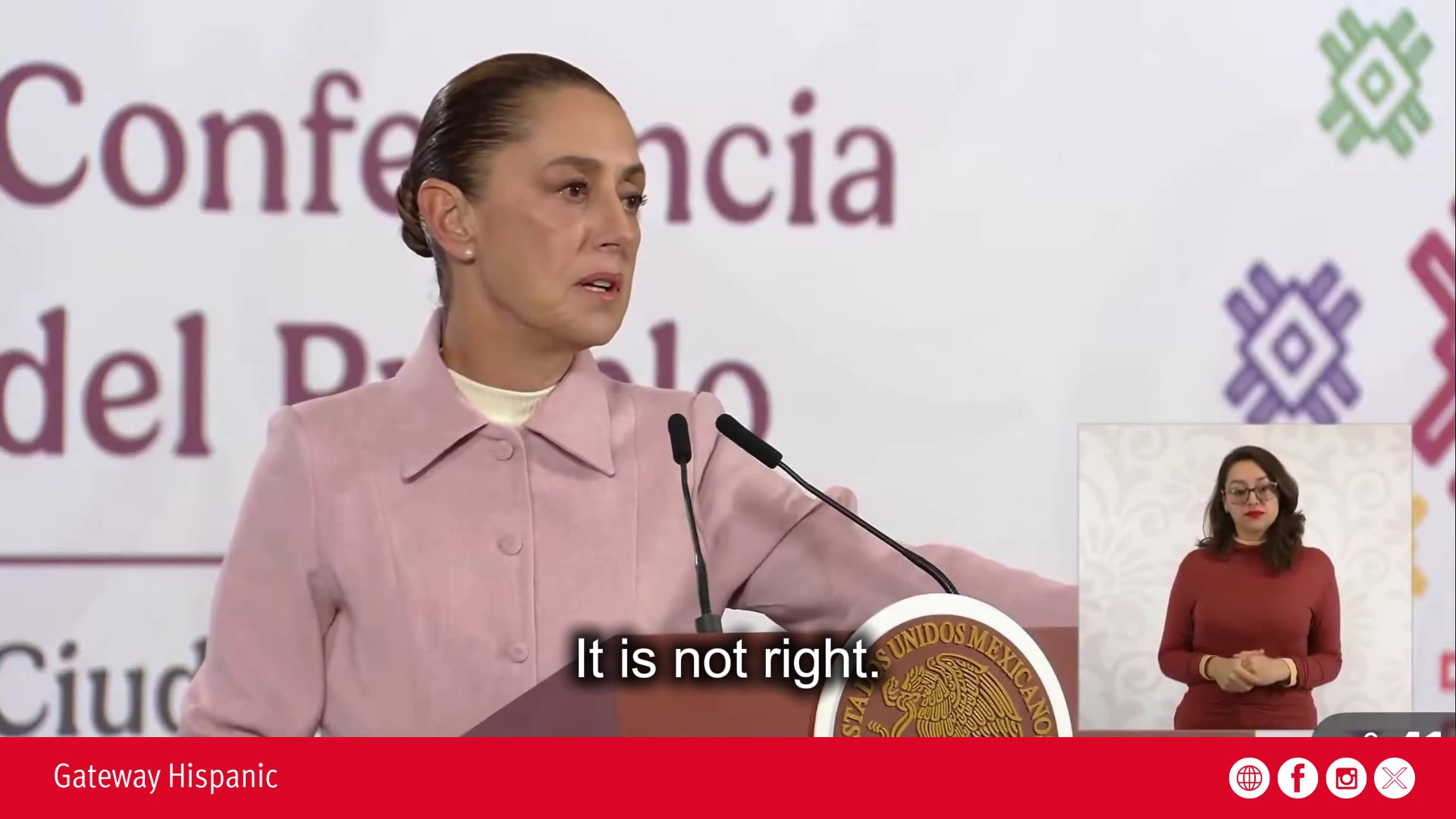 Sheinbaum aboga por el regimen comunista cubano (VIDEO)