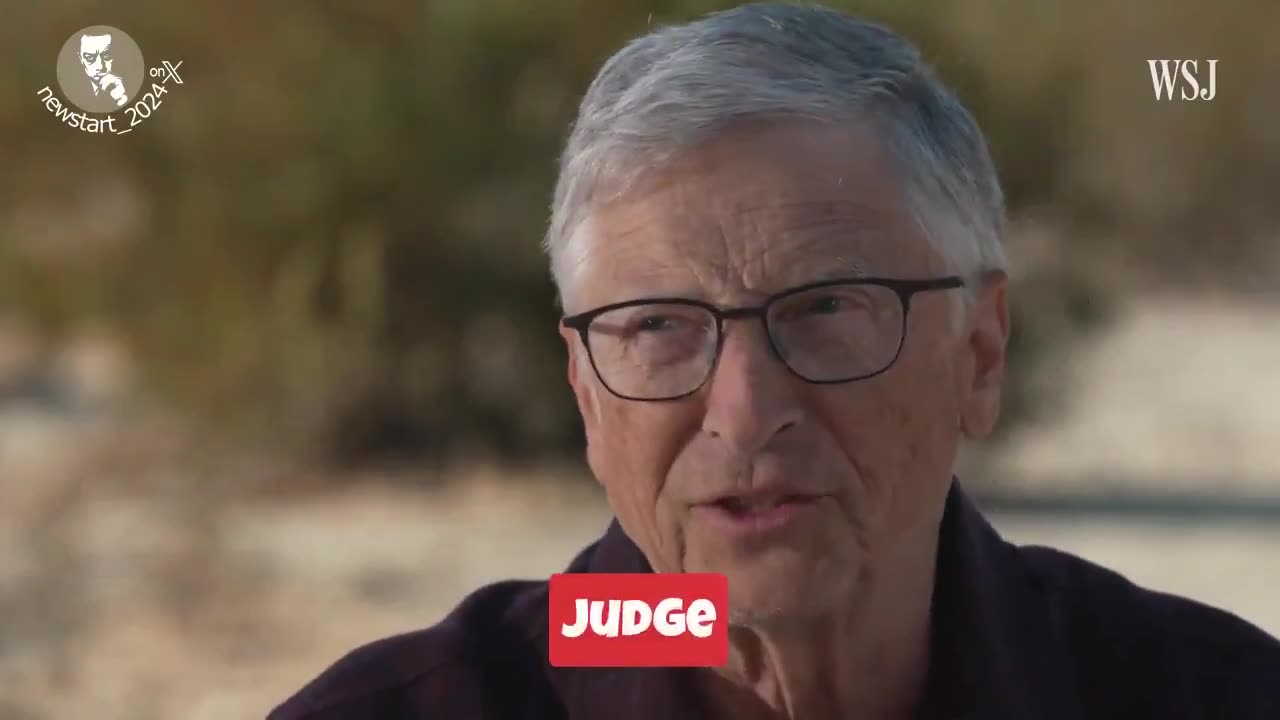 Gates is asking YOU to judge him & Fauci.