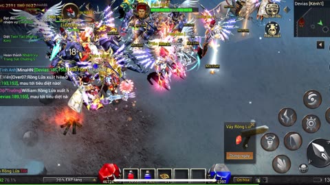 Dragon hunting with teammates at davias