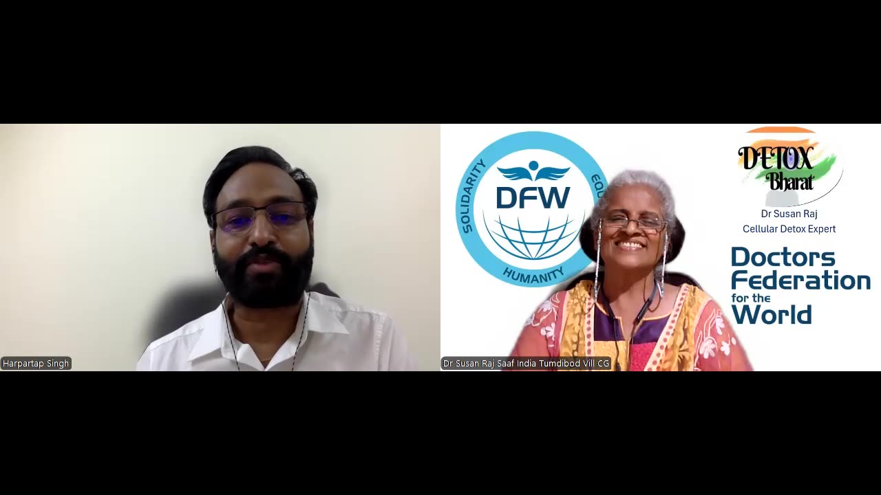 Harpratap Singh With Dr Susan Raj for Health consultancy