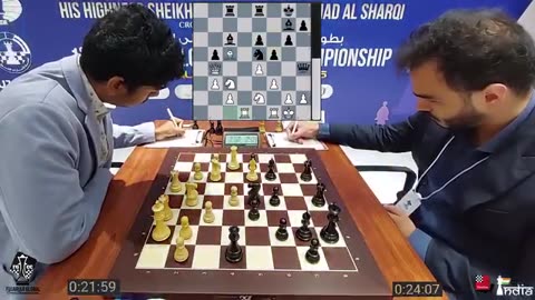 Pranav V. led along with Amin Tabatabaei at the Fujairah Global Superstars 2025
