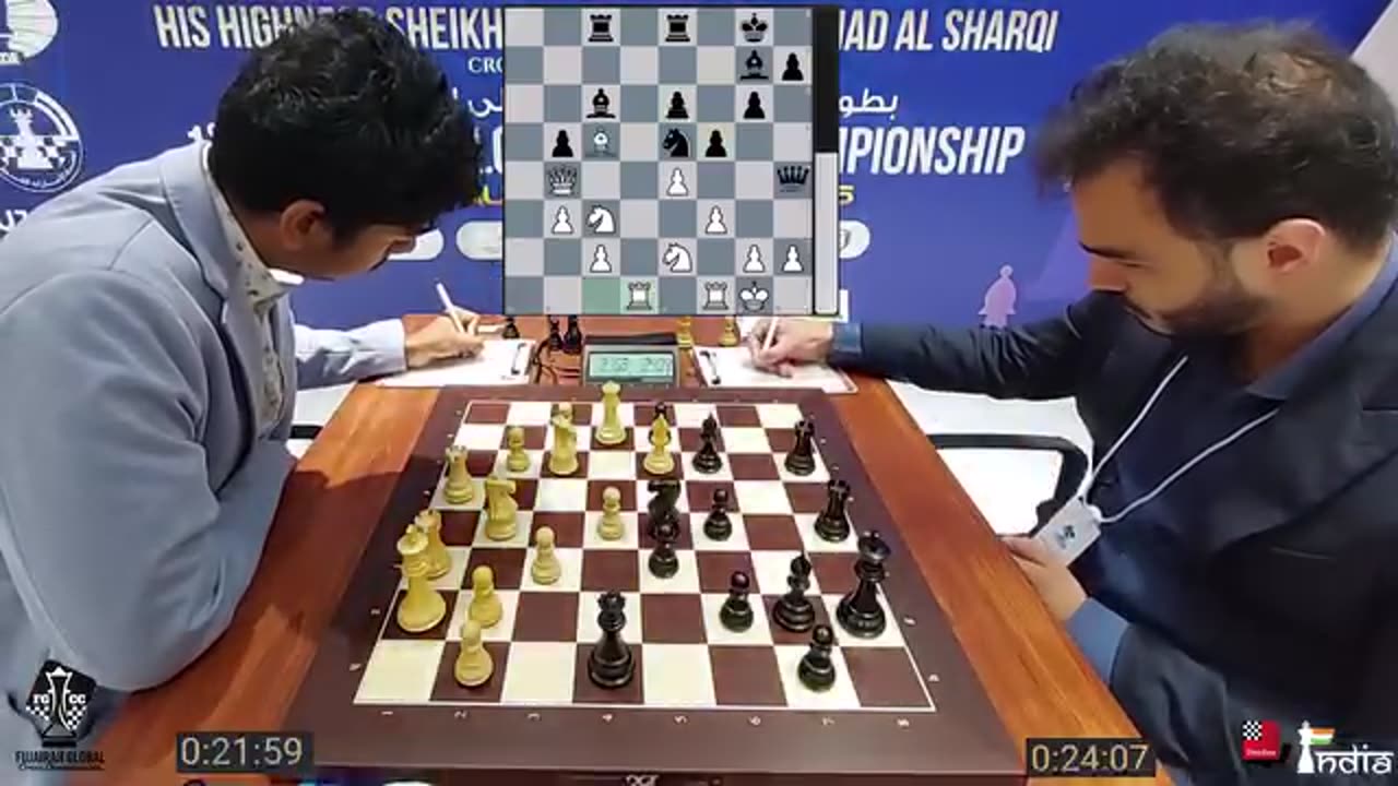 Pranav V. led along with Amin Tabatabaei at the Fujairah Global Superstars 2025
