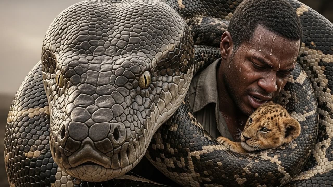 Gorilla Saves Ranger From Python! Amazing Rescue