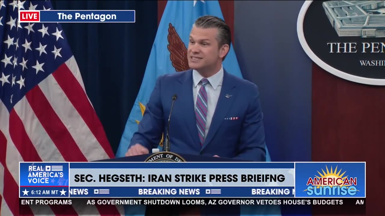 "BECAUSE YOU CHEER AGAINST TRUMP SO HARD..." - SEC. HEGSETH