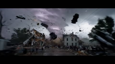 Tornado Rips Through Town / Total Destruction Caught by Drone